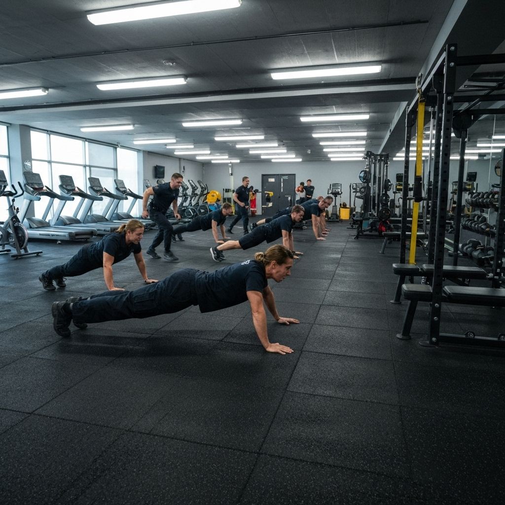 Police fitness training